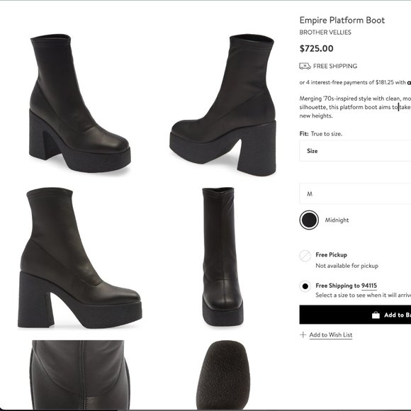 Brother Vellies (Black Owned!) Empire Platform Boots - Picture 8 of 9